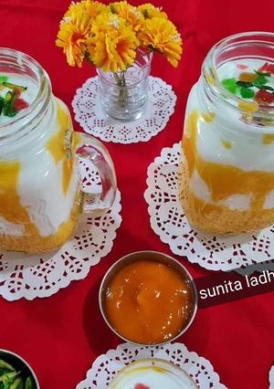 डालगोना मैंगो लस्सी(dlagona mango lassi recipe in hindi) रेसिपी मुख्य फोटो