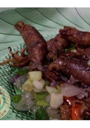 Foto resep Tumis Cumi Asin Cabe Ijo
