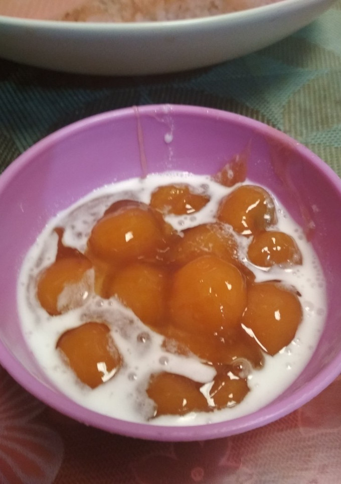 Foto resep Bubur Biji Salak Ubi kuning