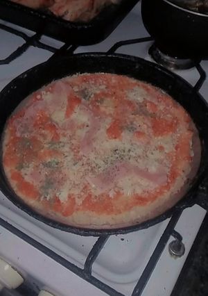 Una foto de Pizza de avena