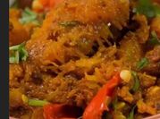 A picture of butternut pumpkin curry