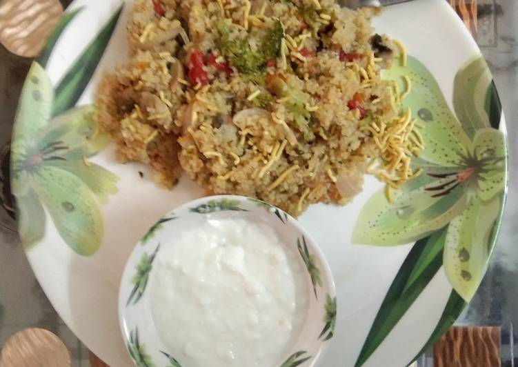 Veg dalia with curd