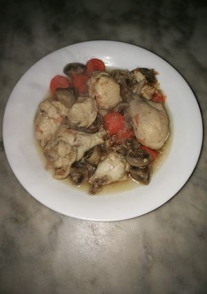 Una foto de Pollo a la cerveza
