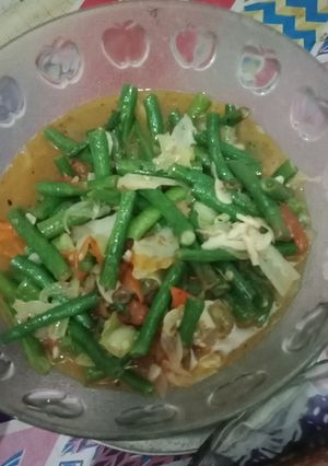 Foto resep Tumis sayur kacang panjang campur gubis/kol