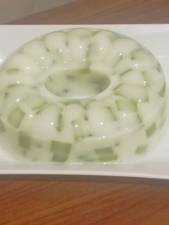 Foto resep Puding Melon