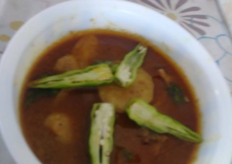 Aalu gosht(mutton)