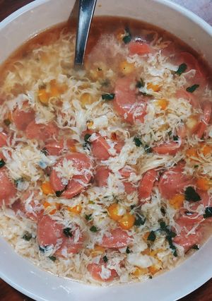 Foto resep Sup Sosis Jagung