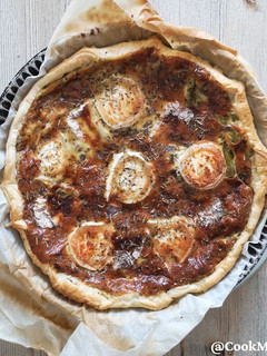 Une photo de Quiche asperges et chèvre