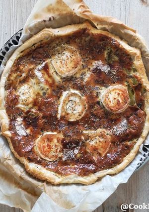 Une photo de Quiche asperges et chèvre