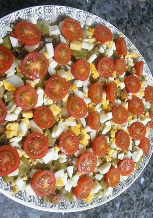 Una foto de Ensalada de vainas