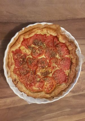 Une photo de Tarte tomate façon belle maman