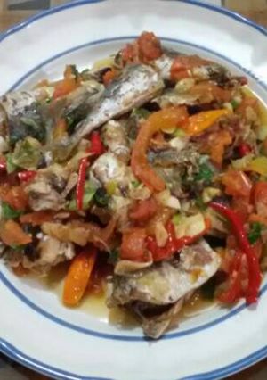Foto resep Ikan Salem siram kuah pedas & segar (no msg)