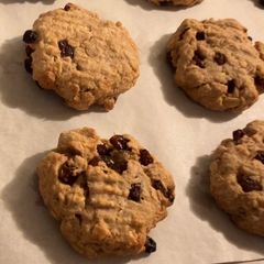 A picture of Vegan Banana Oatmeal Cookies.