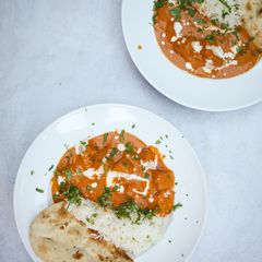 A picture of Vegan Butter Chicken.