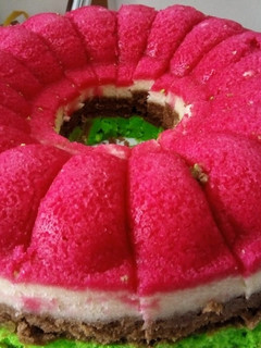 Foto resep Bolu kukus pelangi