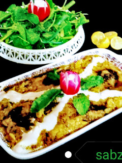 عکسی از دستور بادمجان کبابی