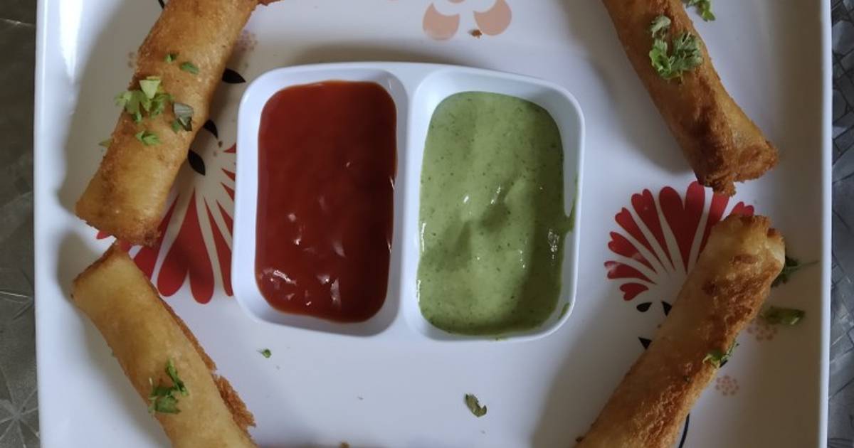 Bread cheese corn roll Recipe by Roshni Nirav Vakharia Cookpad