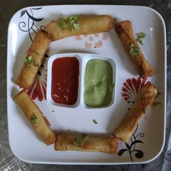 Bread cheese corn roll A picture of Bread cheese corn roll.