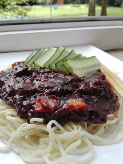 Foto resep Jajangmyeon (Black Bean Noodles)