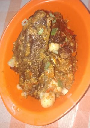 Foto resep Ikan asap pedas