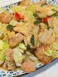 Miso Pork with Cabbage and Onions 味噌豬炒洋蔥高麗菜