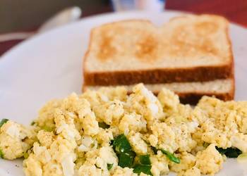Fresh, Prepare Recipe Oat Milk Scrambled Eggs Delicious Steady