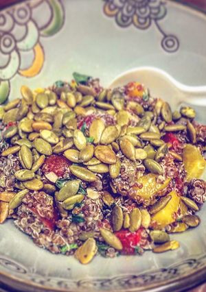A picture of Healthy quinoa salad.