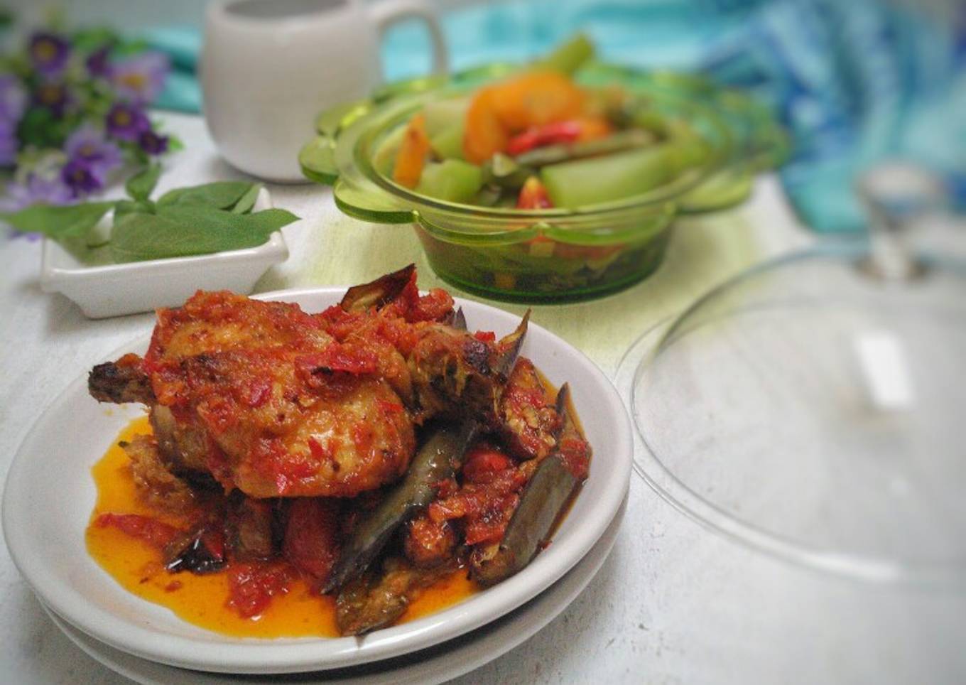 Ayam Balado Terong