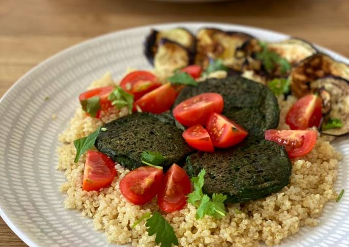 Passi a Fai  Fatto in casa super veloce Pancakes di spinaci