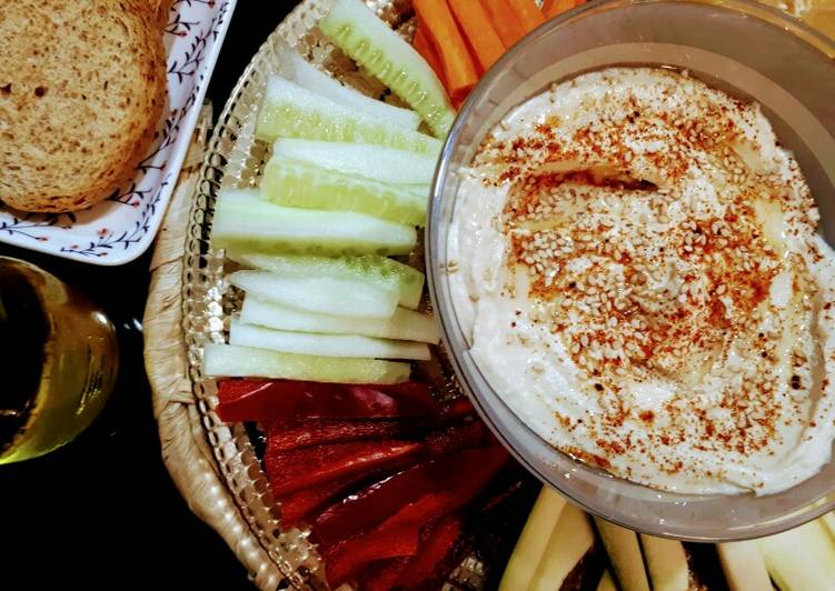 Hummus con crudites