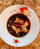 Nước chấm rau luộc, bánh tráng trắng siêu ngon