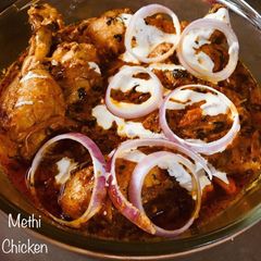 Methi Chicken A picture of Methi Chicken.