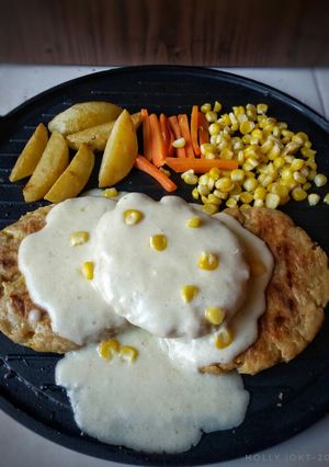 Foto resep Steak Tempe saus KEJU