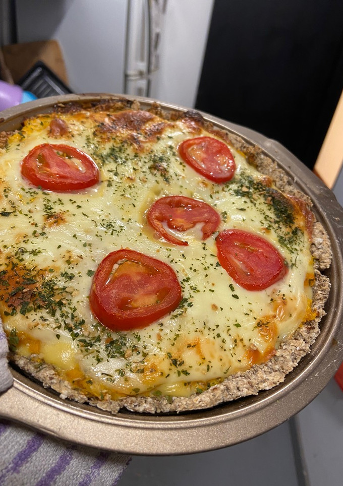 Una foto de Tarta de queso y calabaza