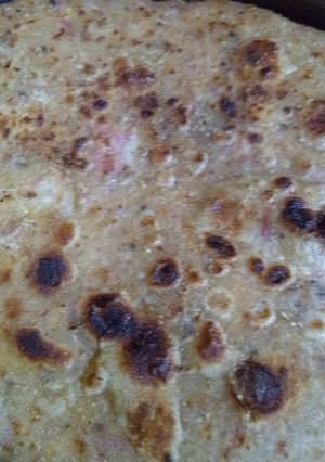 A picture of Muli ka paratha.