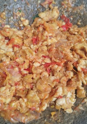 Foto resep Sambal Tempe Daun Jeruk