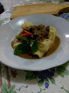 Foto resep Roti jala kari daging