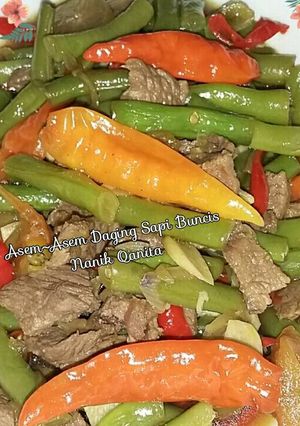 Foto resep Asem-Asem Daging Sapi Buncis
