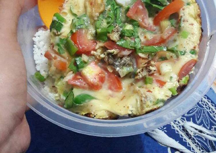 Nasi Omelet Vegie #sarapan