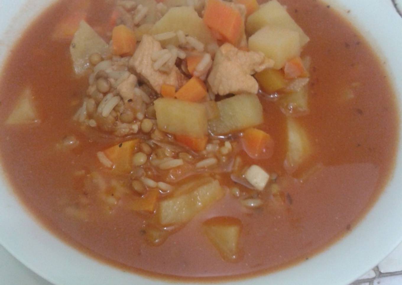 Guiso de lentejas, súper fácil y nutritivo! ♥
