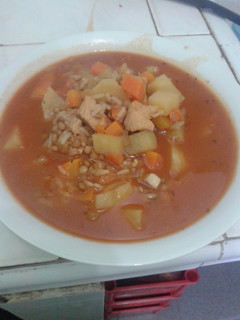 Una foto de Guiso de lentejas, súper fácil y nutritivo! ♥
