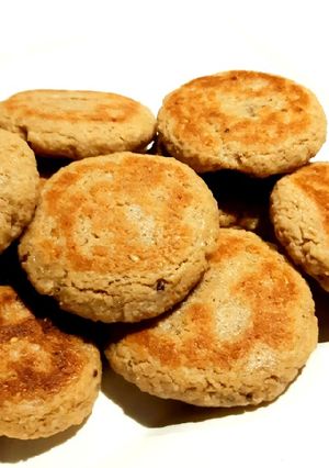 Una foto de Galletitas de avena y nestum sin huevo para bebes