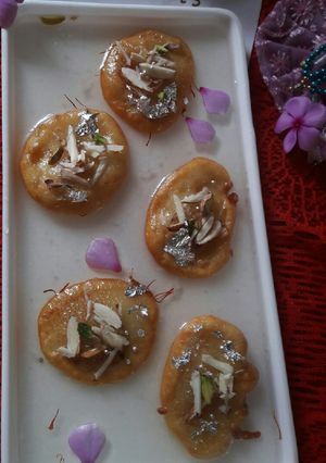 A picture of Milk powder malpua.