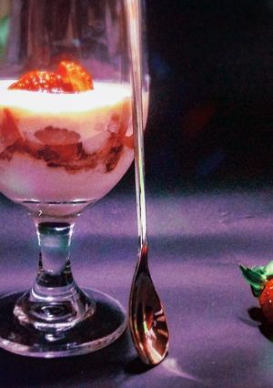 Foto resep Strawberry Yoghurt