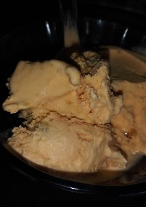 A picture of Butterscotch ice cream.
