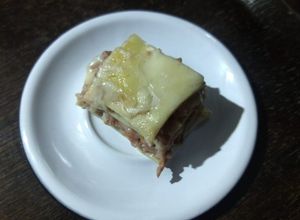 Una foto de Lasagne al forno (Lasaña al horno)