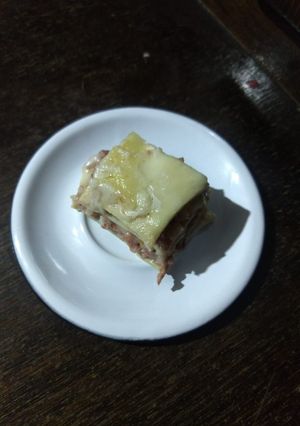 Una foto de Lasagne al forno (Lasaña al horno)
