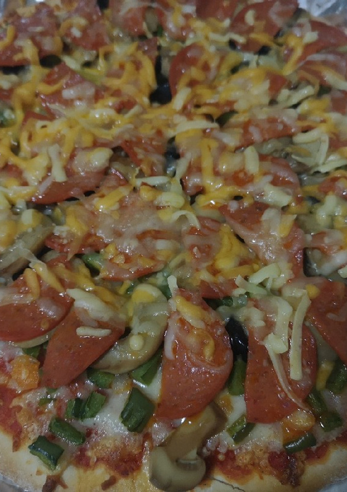 Una foto de Pizza pepperoni