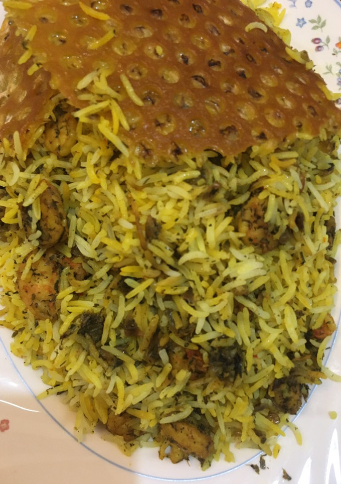 عکسی از دستور پلو ميگو (جنوبی)😎