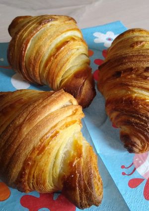 A picture of Sourdough Croissants.